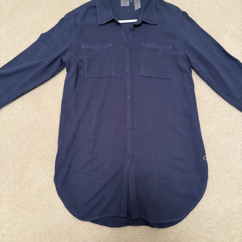 Calia dusty blue long sleeve shirt, size small ladies - Picture 4 of 6